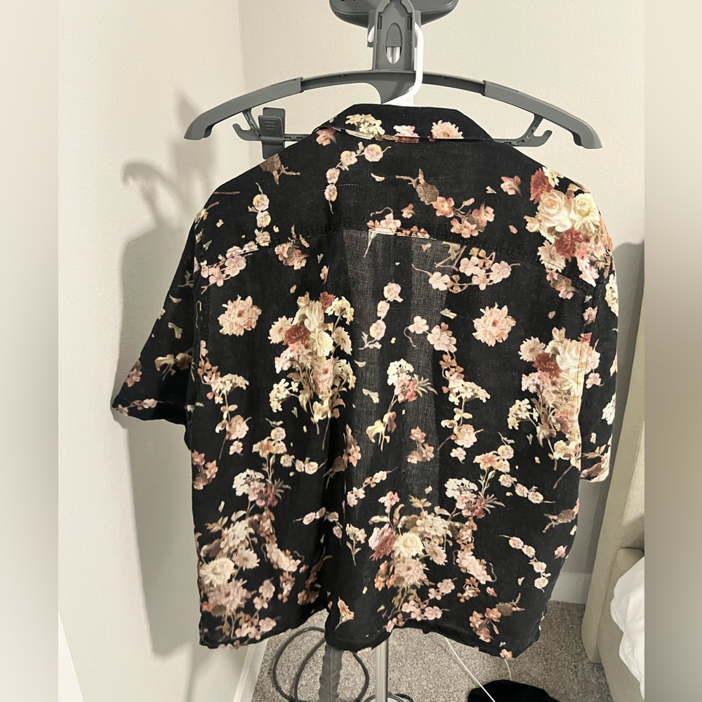 All Saints Men’s Armada Floral Shirt - Picture 5 of 5